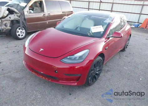 2023 Tesla Model 3 Performance Dual Motor All-Wheel Drive из США, поврежденный, VIN 5YJ3E1EC8PF431818